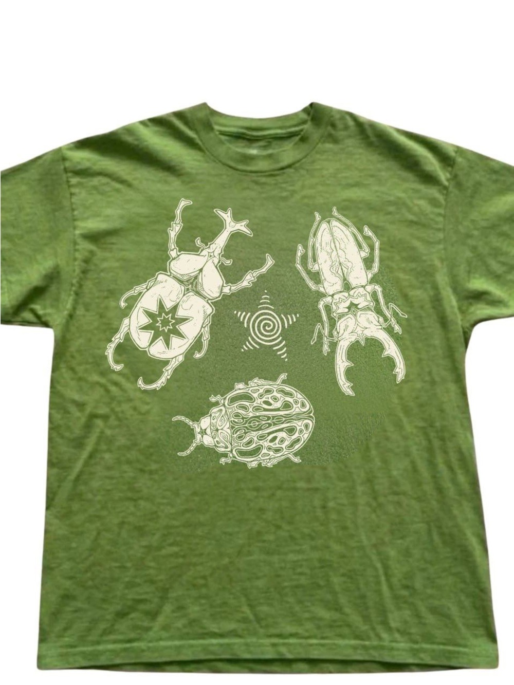 Green Beetle Art T-Shirt